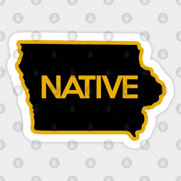 Iowa Native Sticker Sticker by mindofstate